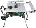 1-Inch 15-Amp Stationary Jobsite Table Saw With Fold Roll Stand