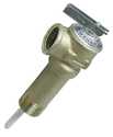 3/4-Inch Brass Temperature And Pressure Valve With 2-1/2-Inch Shank