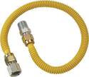 1/2 x1/2 x 36-Inch Yellow-Coated Stainless Steel Gas Connector