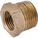 1 in. MNPT x 3/4 in. FNPT Reducing Brass Hex Bushing Fitting - Threaded, 1-Pack