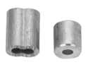 1/8 In Aluminum Cable Ferrule And Stop