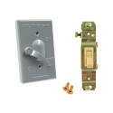 Gray Toggle Cover For On-Off Type Switch