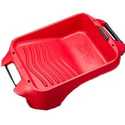 1-Gallon Red Plastic Paint Tray