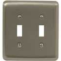 Pewter Round Corner Wall Plate