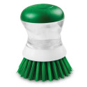 Soap Dispensing Palm Brush Green