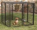 5 x 5 x 4-Foot Cottageview Dog Kennel With Sunblock Top