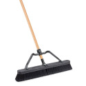 24-Inch Smooth Surface Industrial Push Broom