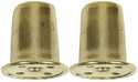 Solid Brass Lamp Tapped Top Hat Finial 1 In