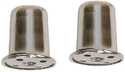 1-Inch Nickel Lamp Tapped Top Hat Finial