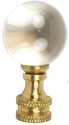 Lamp Tapped Glass Ball Finial 1-7/8 In