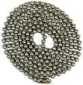 Brushed Pewter Beaded Chain With No. 6 Connector 3-Foot