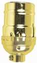 Brass Finish Keyless Lamp Socket 660-Watt