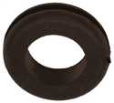 Grommet, Rubber, Black, 1/2 in Thick Panel
