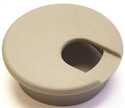 Almond Plastic Desk Grommet 2 In