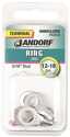 12-10-Gauge Uninsulated Ring Terminal 5/16 In