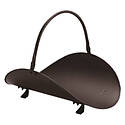 Basket Holder, 13 in W, 13 in D, 14-1/2 in H, Steel Base, Powder Coated, Black color