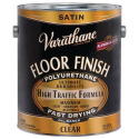 1-Gallon Clear Satin Premium Floor Finish Polyurethane