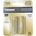 Solar Battery 2pk 1000mah Lith