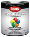 1-Quart Indoor/Outdoor Gloss Clear Base Colormaxx Acrylic Latex