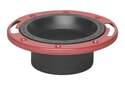 3 To 4-Inch ABS Level Fit Closet Flange With Metal Ring And Test Cap 