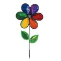 12-Inch Rainbow Sparkle Flower With Leaves