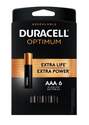 AAA Optimum Alkaline Battery, 6-Pack