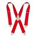 2-Inch Red Heavy Duty Work Suspenders