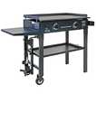 28-Inch 2-Burner Gas Griddle Cooking Station With Stainless Steel Front Plate
