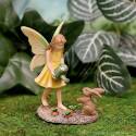 Fairy Gardener With Bunny Fairy Garden Decor