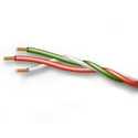 Cci 5408 Low Voltage, Type Cl2 Bell Wire, 18 Awg, Green/Red/White Sheath, Per Foot
