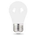 Enhance® Frost Glass Filament 40-Watt Equivalent A15 E26-Medium Daylight Dimmable LED Light Bulb, 2-Pack