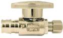 1/2-Inch Pex-A Expansion Barb X 1/4-Inch Compression Straight Stop Valve