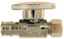 1/2-Inch Brass PEXAExpansion Barb x 3/8-Inch Compression Straight Stop Valve