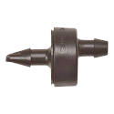 Single Outlet Spot Watering Emitter, Plastic, Black, For 1/4 In Or 1/2 In Drip Irrigation Tubing