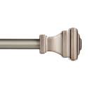66 To 120-Inch Pewter Curtain Rod