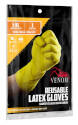 Large To Extra-Large Reusable Latex Gloves 1-Pair