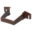 2-Inch Brown Vinyl Square Downspout Clip