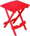 20-Inch Cherry Red Folding Side Table