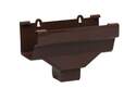 Amerimax Brown Traditional Vinyl Drop Outlet 2-Inch X 3-Inch