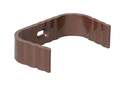 2-Inch X 3-Inch Brown Traditional Vinyl Downspout Clip