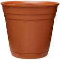 8-Inch Terra Cotta Poly Resin Riverland Planter With Saucer