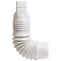 2 x 3-Inch White PVC Downspout Adapter
