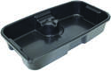 11-Quart Black Rectangular Plastic Oil Drain Pan