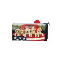 Patriotic Puppies Theme Mailbox Cover For 6-1/2 x 19-Inch Standard (t1) Mailbox   