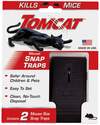 Black Plastic Reusable Mouse Snap Trap, 2-Pack 