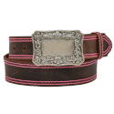 Angel Ranch A1199-S Western Fashion Belt, Women's, S Belt, Leather Belt, Brown Belt