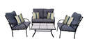 Bedford Casual Outdoor Cushioned 4-Piece Set