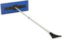 Blue 2-In-1 Telescoping Snow Broom And Ince Scraper