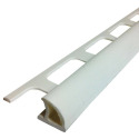 8-Foot X 1-3/8-Inch White PVC Bullnose Tile Edge