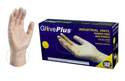 Large Clear 4-Mil Vinyl Powder Free Gloves